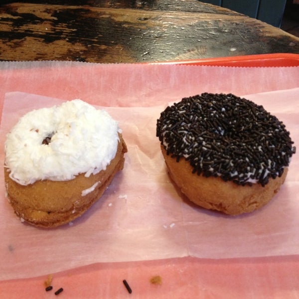 Photo taken at Donut Friar by Kim on 1/6/2013