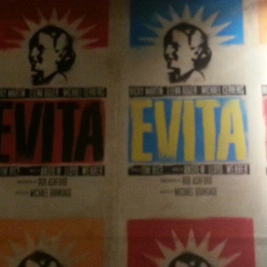 Снимок сделан в Evita on Broadway пользователем Annah S. 1/13/2013