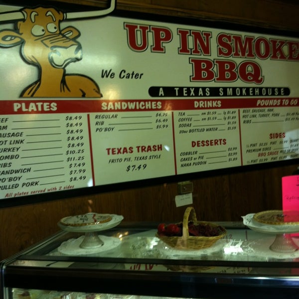 Photo taken at Up in Smoke BBQ by J B. on 1/3/2013