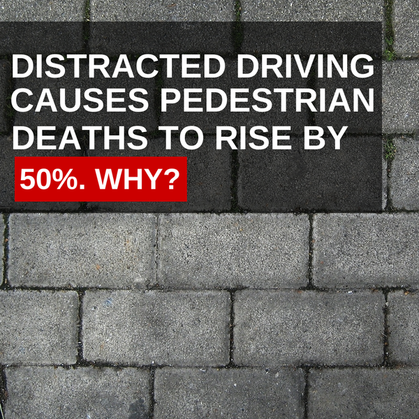 Distracted Driving Causes Pedestrians Deaths To Rise By 50%. Keep Reading: - http://bit.ly/1qNH2H3