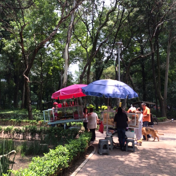 Photo taken at Parque México by Mariuca on 7/4/2015