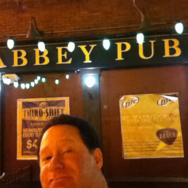Photo taken at Abbey Pub by David F. on 4/7/2013