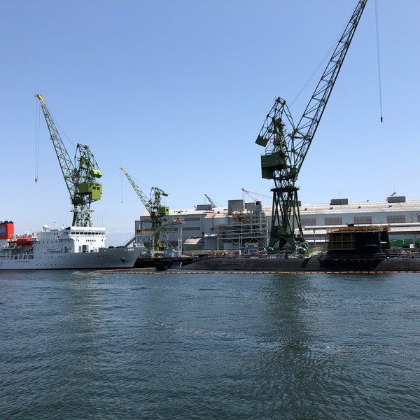 川崎重工 神戸造船所 第4ドック Factory In 中央区