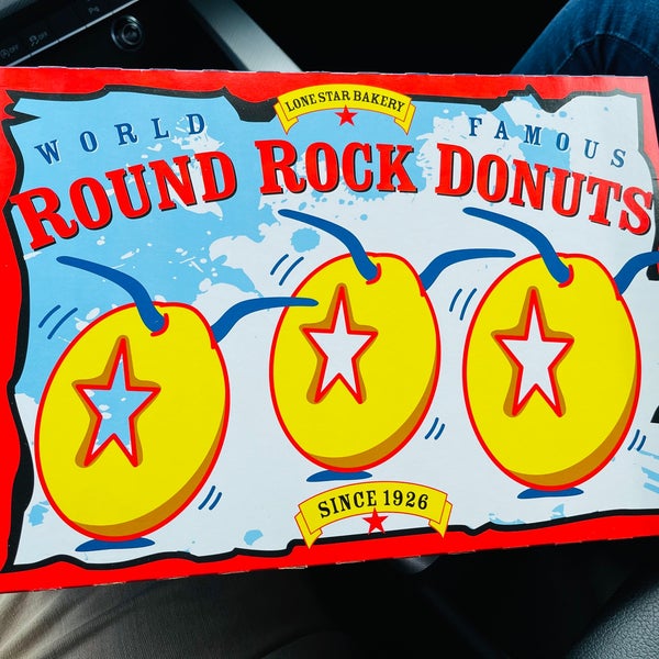 Photo taken at Round Rock Donuts by Eric R. on 2/8/2021