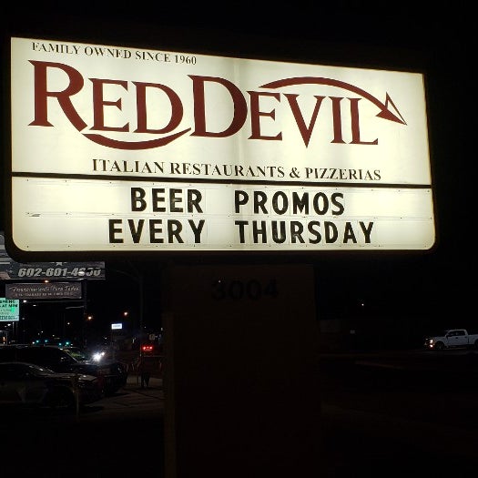 Red Devil Italian Restaurant & Pizzerias 26 tips