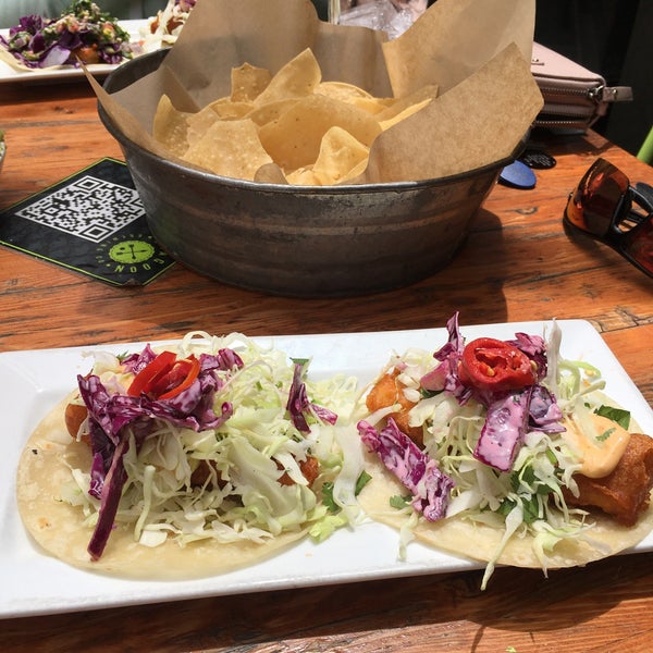 Lunch was great! Not too crowded, easy location. Had the fried fish tacos which were spicy and fabulous. Also top 10 guacamole!