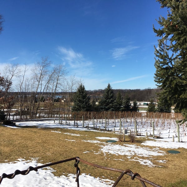 Photo taken at Bowers Harbor Vineyards by Steven H. on 2/19/2017