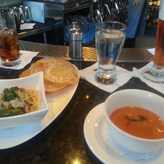 Try the gazpacho and tuna ceviche.  Delicious!