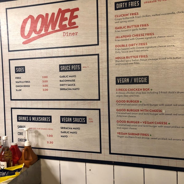 Oowee Diner Montpelier 54a Picton St