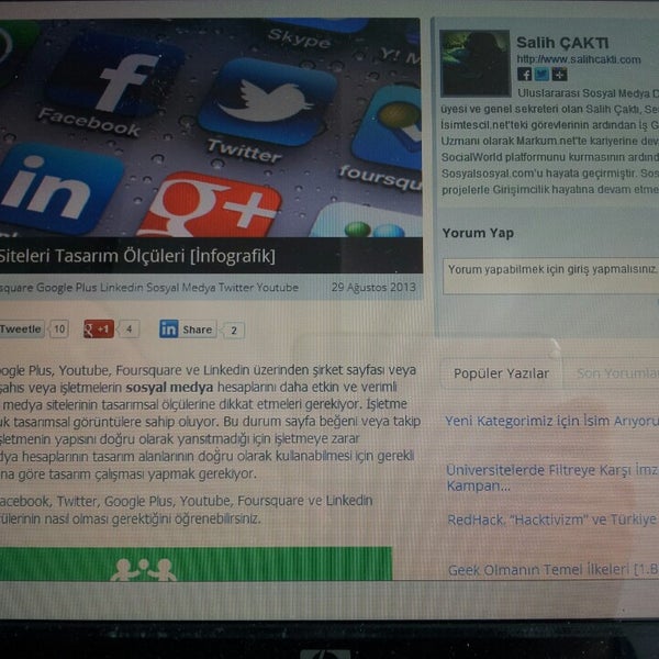 Digibus projesi olan sosyal medya bloğu sosyalsosyal.com 3 yaşında!