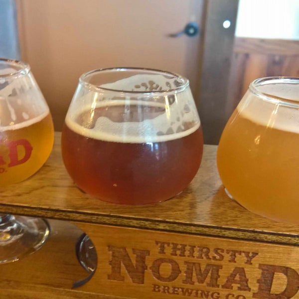 Photo taken at Thirsty Nomad Brewing Co. by Hunter V. on 7/3/2017