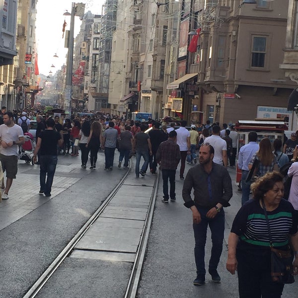 Photo taken at İstiklal Avenue by E. A. on 5/19/2015