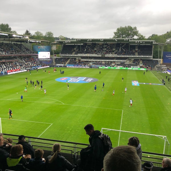 Photo taken at Lerkendal Stadion by Steinar B. on 6/24/2018