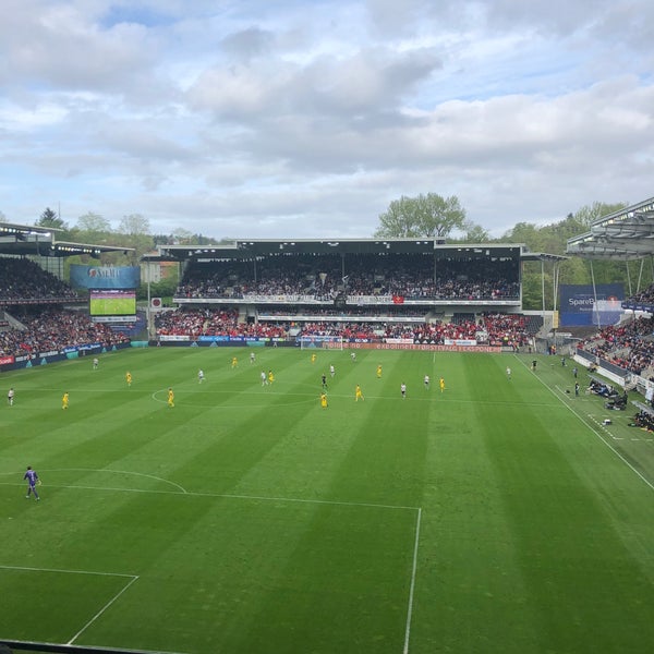 Photo taken at Lerkendal Stadion by Steinar B. on 5/16/2018