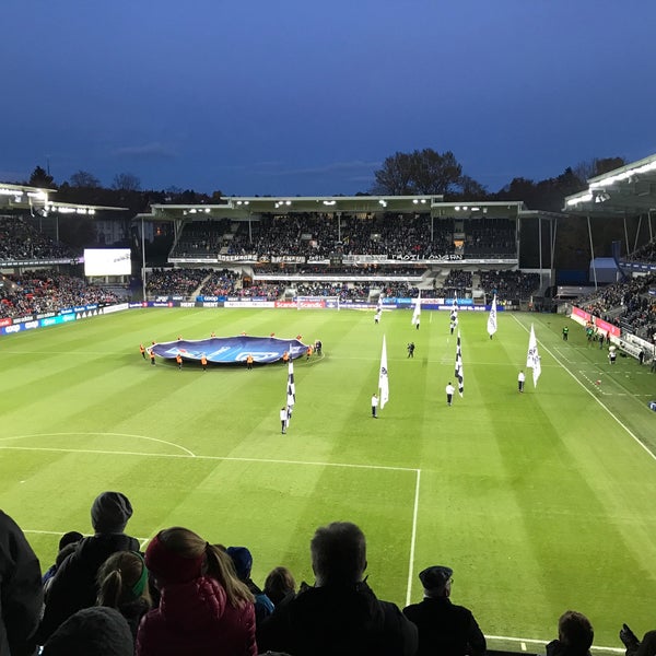 Photo taken at Lerkendal Stadion by Steinar B. on 10/23/2016
