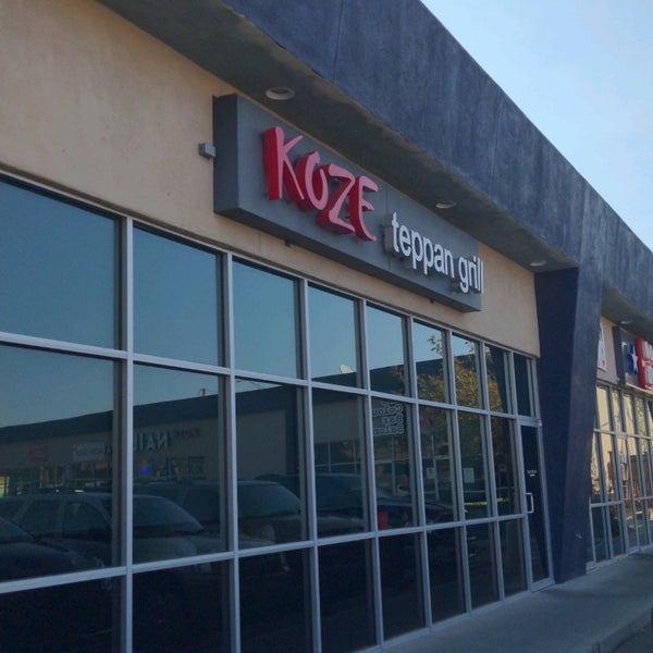 Koze Teppan Grill Sushi Restaurant in El Paso