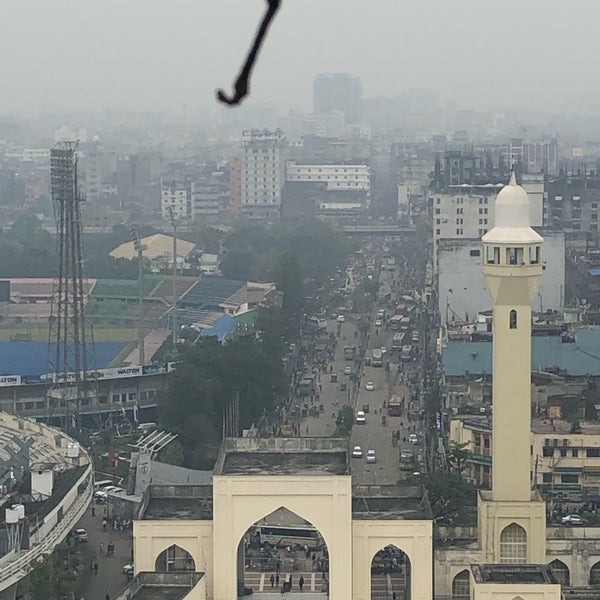 Birds eye view rooftop
