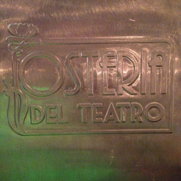 Photo taken at Osteria del Teatro by Marc L. on 5/3/2014