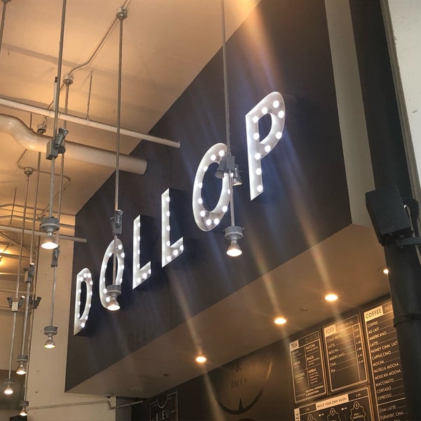 Photo taken at Dollop Coffee &amp; Tea by Angela D. on 7/14/2019