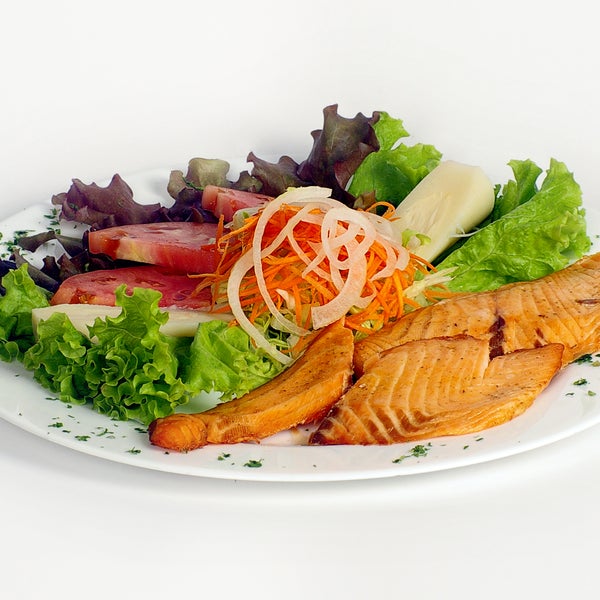 Venha experimentar o nosso prato Light com salada.