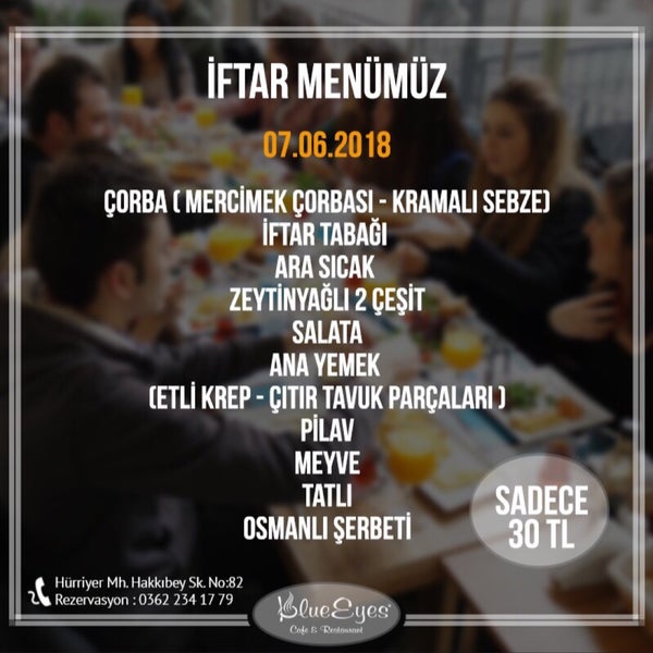 Photo taken at BlueEyes Cafe&amp;Restaurant by Umut yüceloğlu on 6/7/2018