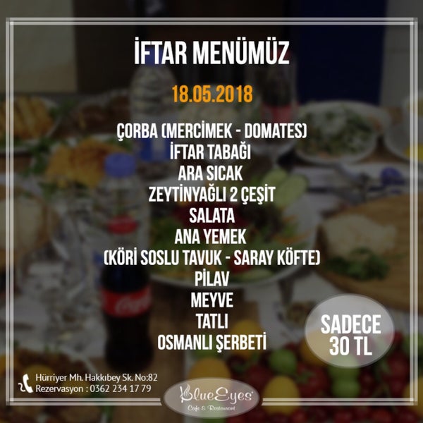 Foto diambil di BlueEyes Cafe&amp;Restaurant oleh Umut yüceloğlu pada 5/18/2018