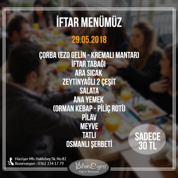 Foto diambil di BlueEyes Cafe&amp;Restaurant oleh Umut yüceloğlu pada 5/29/2018