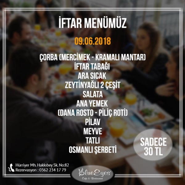 Photo taken at BlueEyes Cafe&amp;Restaurant by Umut yüceloğlu on 6/9/2018