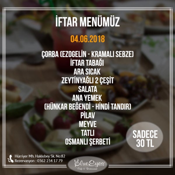 Foto tirada no(a) BlueEyes Cafe&amp;Restaurant por Umut yüceloğlu em 6/4/2018