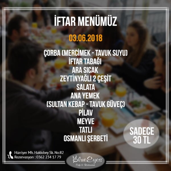 Photo taken at BlueEyes Cafe&amp;Restaurant by Umut yüceloğlu on 6/3/2018