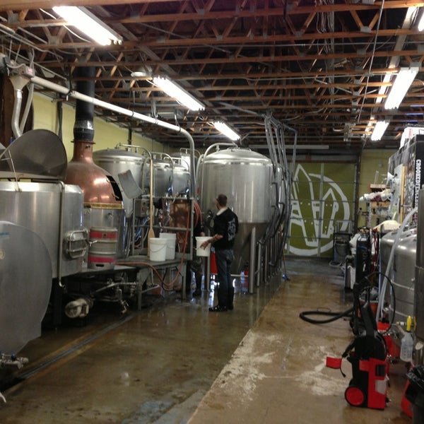 Photo taken at Crooked Fence Brewing Taproom by Jeff B. on 12/31/2012
