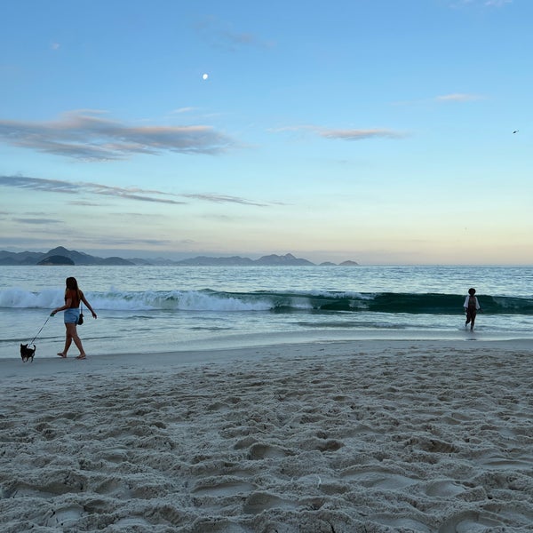 Photo taken at Copacabana Beach by Alê G. on 4/20/2024