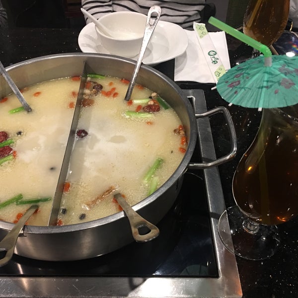 Photo taken at Happy Lamb Hot Pot, Manhattan by Weiley O. on 10/22/2018