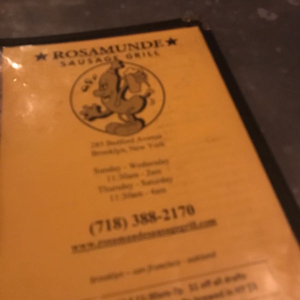 Photo taken at Rosamunde Sausage Grill by @tessa H. on 2/24/2017