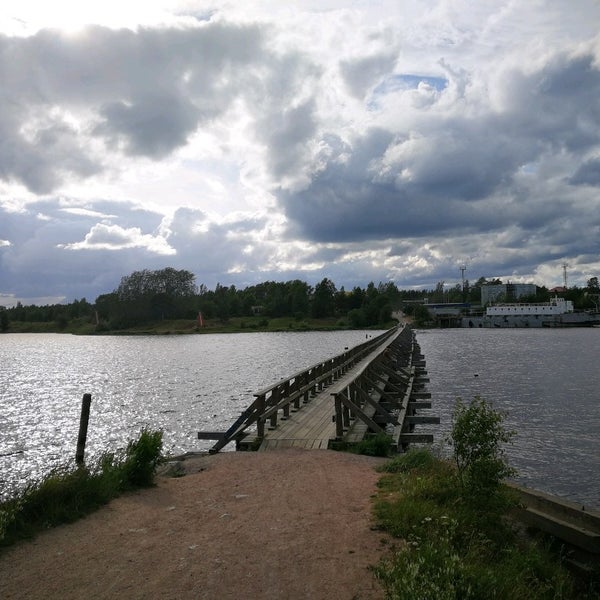 Бумовский мост приозерск