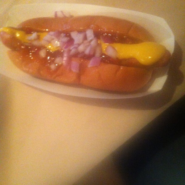 Photo taken at Bark Hot Dogs by Ben S. on 4/29/2013