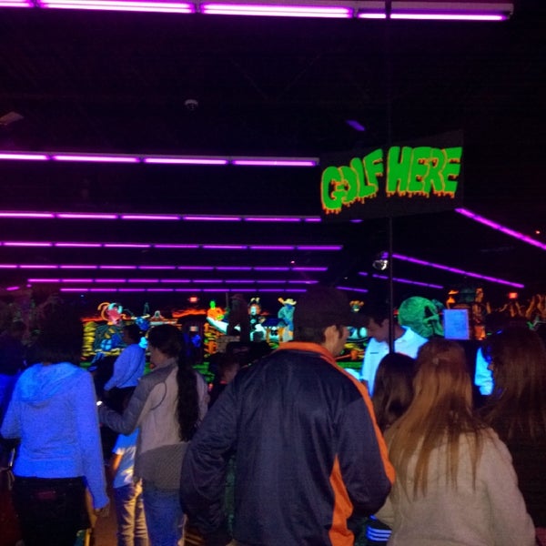 Photo taken at Monster Mini Golf by Carlos O. on 3/9/2014