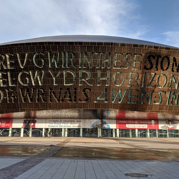 Photo taken at Wales Millennium Centre by Elle on 2/8/2019