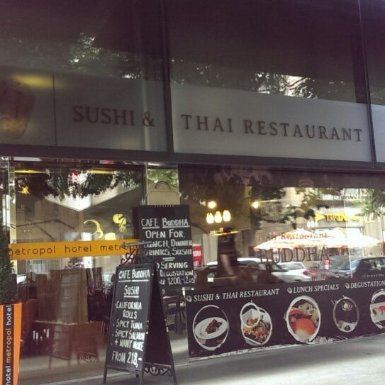 Photo taken at Buddha Thai Restaurant by Elle on 6/15/2014