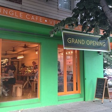 Go try Greenpoint's newest Vegetarian spot Jungle Cafe now serving Mexican, Polish, Chinese, and Indian fare in a cafeteria style setting.