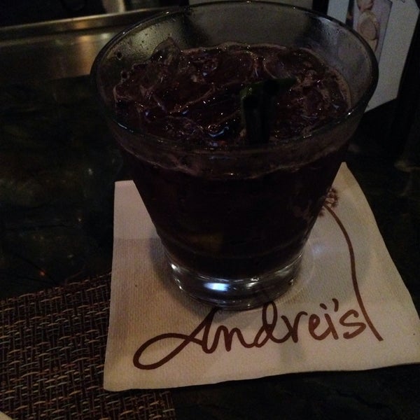 Photo taken at Andrei&#39;s Conscious Cuisine &amp; Cocktails by Andy on 3/22/2014