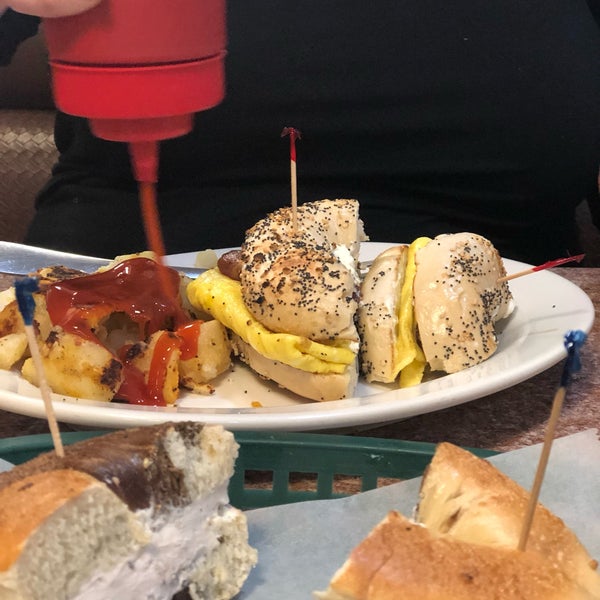 Photo taken at Westmont Bagels - Deli &amp; Cafe by hasan c. on 2/16/2019