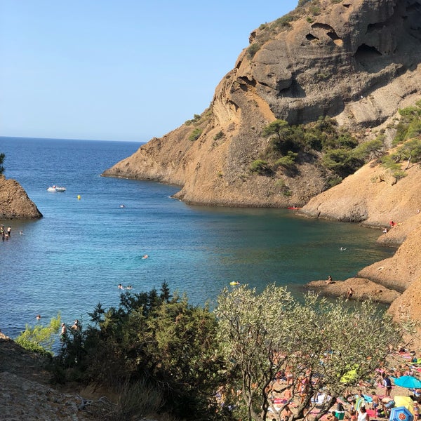 Photo taken at Calanque de Figuerolles by Andrey R. on 8/6/2019