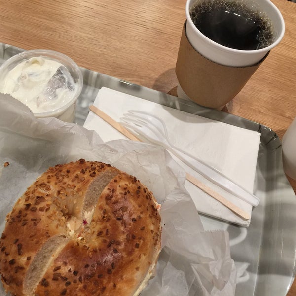 Incredible spreads and delicious bagels! Creamed herring A+. Super fast staff. Best location- the original!