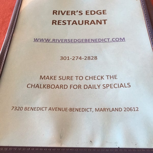 River's Edge Restaurant (Now Closed) Benedict, MD
