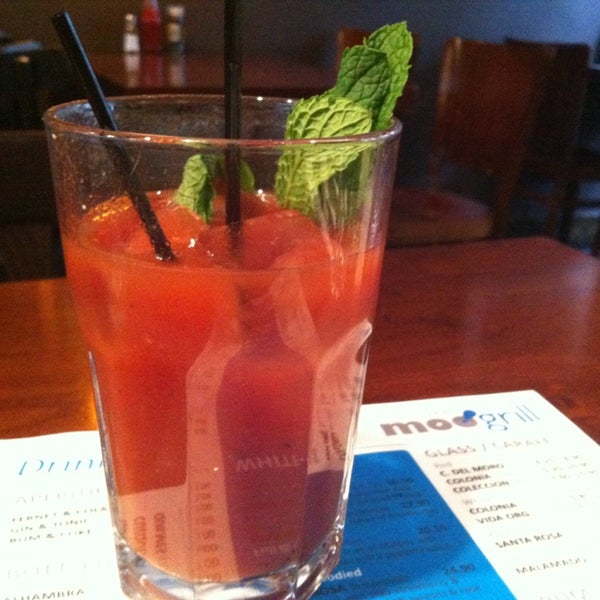 The Bloody Mary is hot hot hot! Have it with steak if you're up for a man drink.