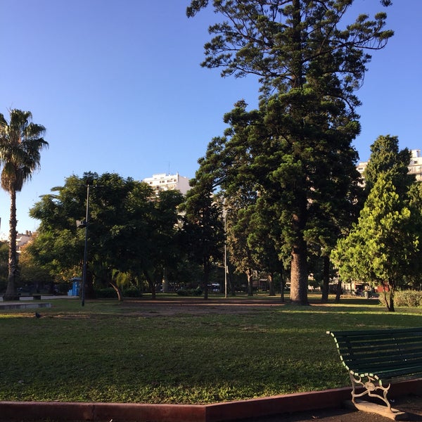 Photo taken at Parque Rivadavia by Marce on 5/17/2017