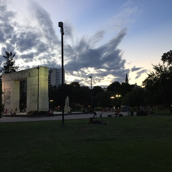 Photo taken at Parque Rivadavia by Marce on 2/18/2016