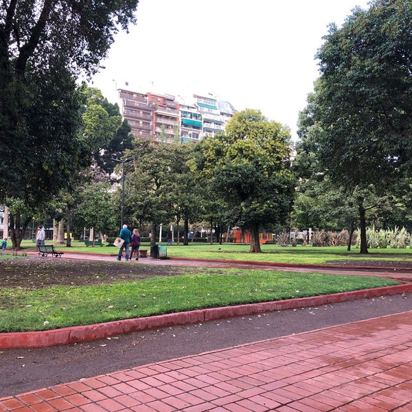 Photo taken at Parque Rivadavia by Marce on 4/8/2018