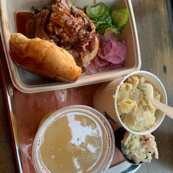 Photo taken at Mighty Quinn&#39;s BBQ by Nathaniel L. on 7/12/2019